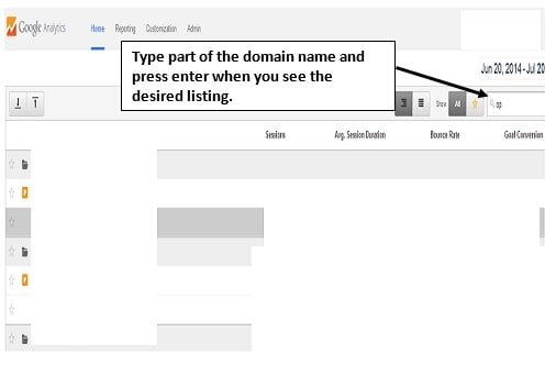 google analytics shortcuts 2