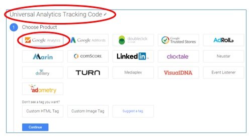 universal analytics tracking code