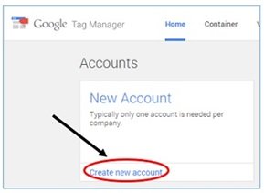 create new account