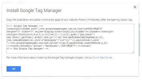 install google tag manager