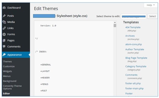 edit themes