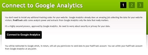 connect to google analytics
