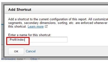 add shortcut