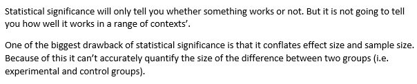 satistical significance