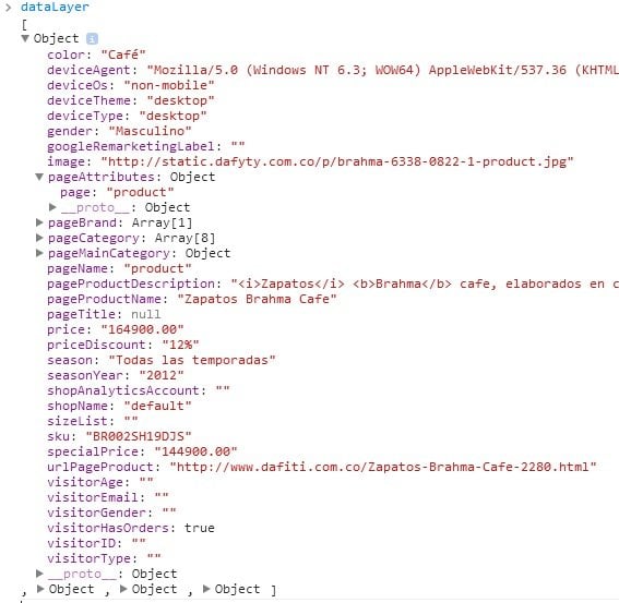 data layer example