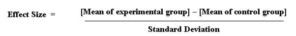 effect size