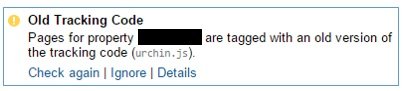 old tracking code