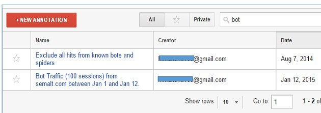 bot traffic annotation