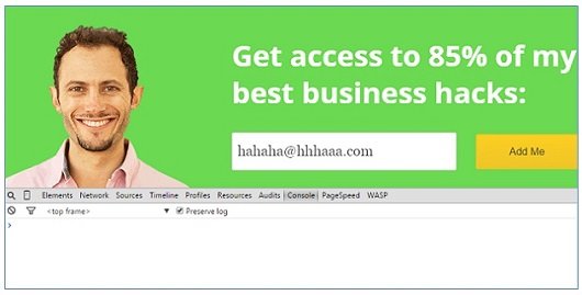 test button click