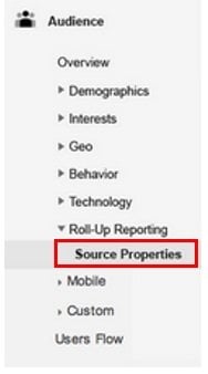 source properties report
