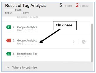 click on tag