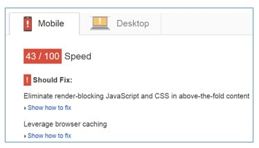 google page speed insight