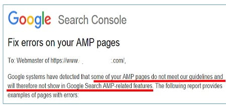 fixing amp errors