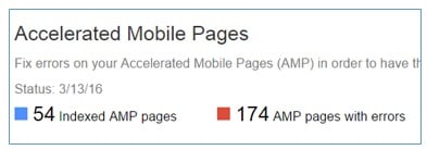 indexed amp pages