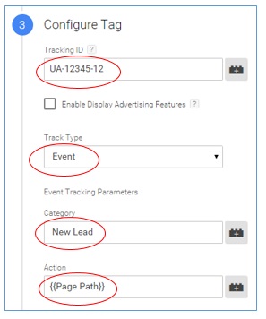 configure tag