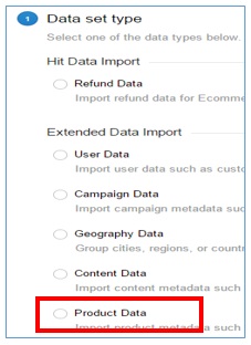 product data set