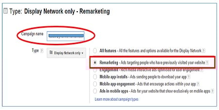 remarketing radio button