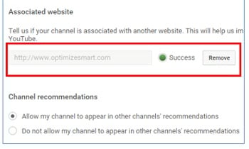associated website