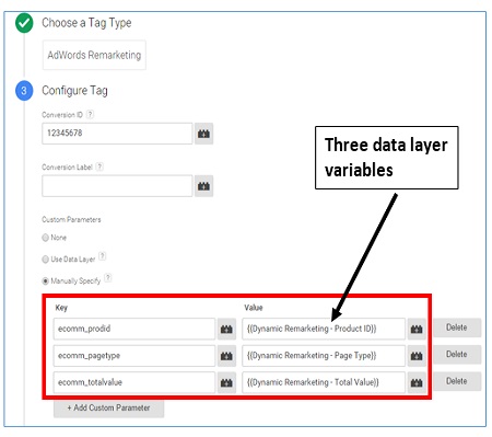 custom parameters
