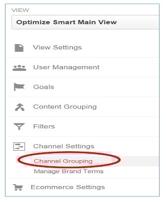 channel grouping