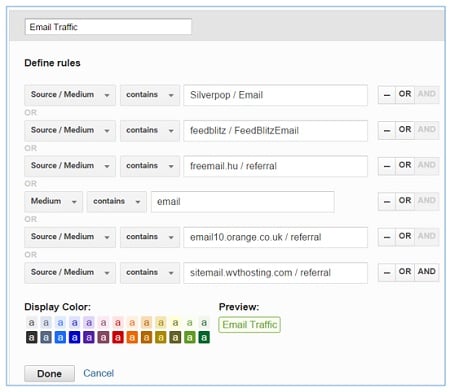 email custom channel