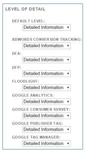 detailed information