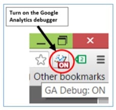 turn on ga debugger