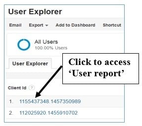 access user report