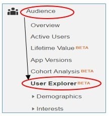 user explorer app view