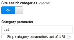 category parameter