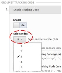 index menu