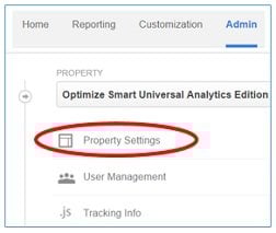 property settings