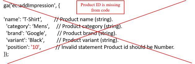 missing product id