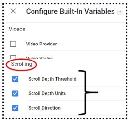 scroll depth tracking google tag manager