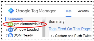 gtm elementVisibility