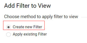 facebook referral traffic Create new filters