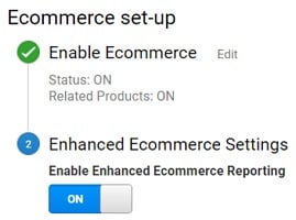 enhanced ecommerce tracking shopify ecommerce settings2