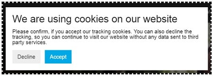we are using cookies