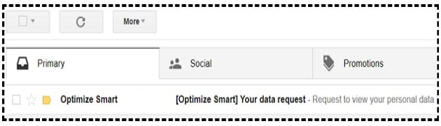 your data request