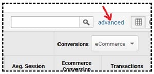 advanced reporting filter