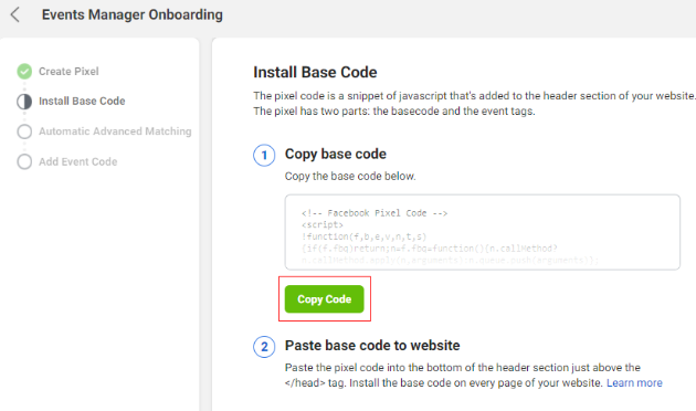 copy code
