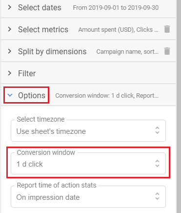 conversion window 1 day click
