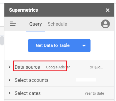 google ads data source