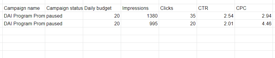 google sheets2