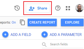 google data studio sharing
