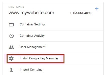 install google tag manager2