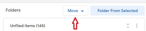 move to folder gtm 1