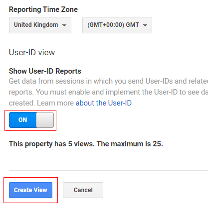 ga user id create view