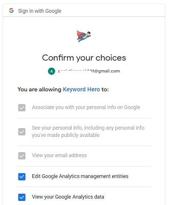 confirm your choices1