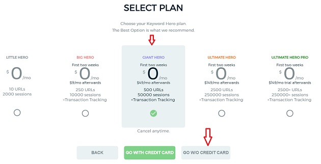 giant hero plan